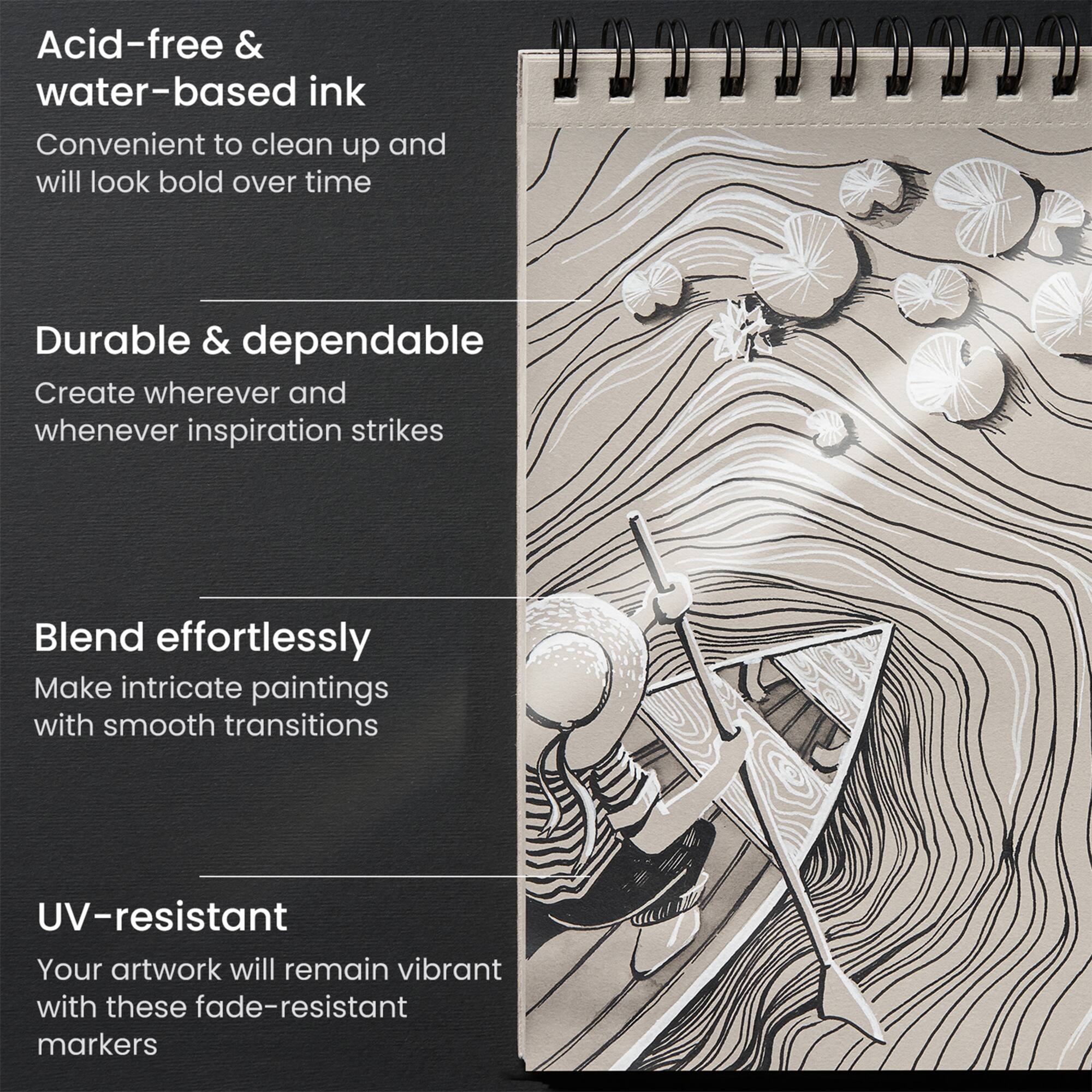 Arteza® Black Extra Fine Acrylic Paint Markers